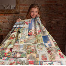 Search for vintage christmas blankets Santa