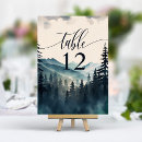Search for mountain table cards Watercolor