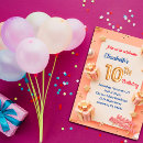 Search for 10 year old birthday invitations Girl