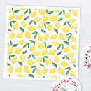 Search for paper napkins lemon