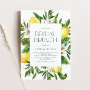 Search for lemon bridal brunch invitations Watercolor