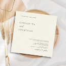 Search for ivory square wedding invitations Modern