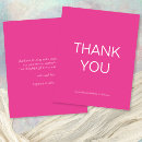 Search for hot pink thank you cards Minimalist