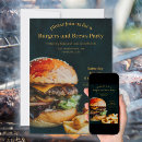 Recherche de burger party invitations Hamburger