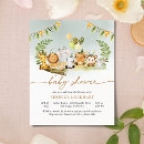 Search for gold baby boy shower invitations Wild one