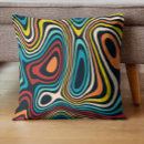 Recherche de motif ondulé coussins Coloré