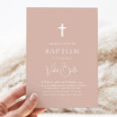 Recherche de minimalist christening invitations Pour elle