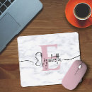 Search for marble mousepads Blush pink