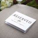 Search for folded place cards Typography