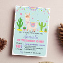 Search for llama 1st birthday invitations Pastel