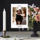 Search for black and white table cards Handwritten