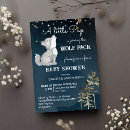 Search for wild wolf cards invites cute