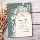 Search for moss green wedding invitations Watercolor