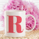 Search for red white polka dots pattern mugs Simple