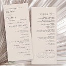 Search for autumn wedding programs Minimalist