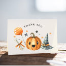Search for halloween pumpkin thank you cards Cute