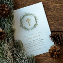 Search for winter christening invitations Rustic