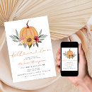 Search for pumpkins bridal shower invitations Fall