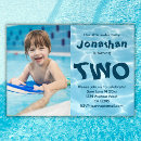 Search for baby boy second birthday invitations Blue