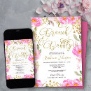 Search for pink and gold invitations calligraphy