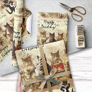 Search for cat wrapping paper whimsical