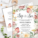 Search for butterflies roses invitations Watercolor