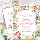 Search for pink butterfly baby shower invitations Watercolor