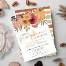 Search for floral pumpkin baby shower invitations Boho