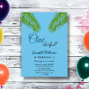 Search for coastal birthday invitations Tropical