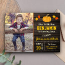 Search for boy pumpkin birthday invitations Party
