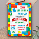 Recherche de construction birthday invitations Enfants