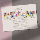 Search for wildflower rehearsal dinner invitations Rustic country