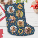 Search for navy blue christmas stockings Vintage