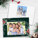 Recherche de 2 photo christmas cards Élégant