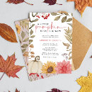 Search for watercolor pumpkin baby shower invitations Fall