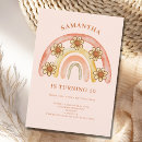 Search for boho rainbow party invitations Floral