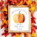 Recherche de little pumpkin baby shower signs Fall