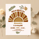 Search for wild and onederful birthday invitations Floral