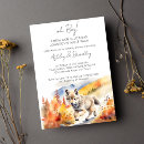 Recherche de wolf baby shower invitations Aquarelle