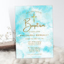 Search for simple christening invitations Gold foil