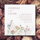 Search for blue square wedding invitations Flowers
