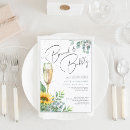 Search for rustic brunch and bubbly invitations Watercolor