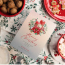 Search for candle christmas invitations Poinsettia