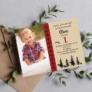 Recherche de lumberjack 1st birthday invitations Fête d'anniversaire