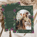 Search for pink and green christmas cards Greenery