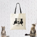 Recherche de chat noir et blanc sacs Mignon
