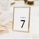 Search for chic table cards Black and white