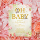 Search for kitten baby shower invitations Gold