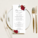 Search for floral wedding menus Greenery