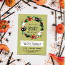 Search for green halloween invitations Spooky